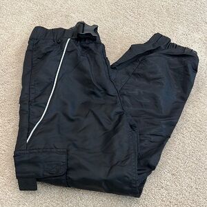 Urban Outfitters Black Track Pants with Reflective Detail